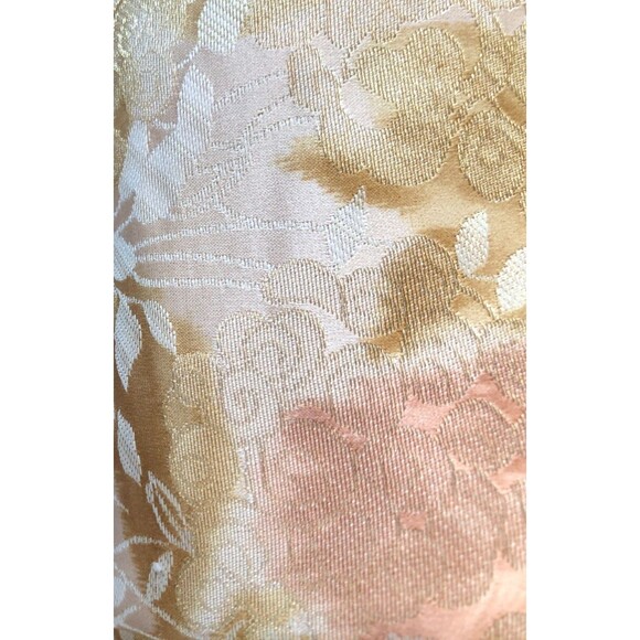 Ann Taylor Pink Floral Brocade Silk Blend Cocktail Wedding‎ Guest Dress  Sz 12 - Picture 4 of 16
